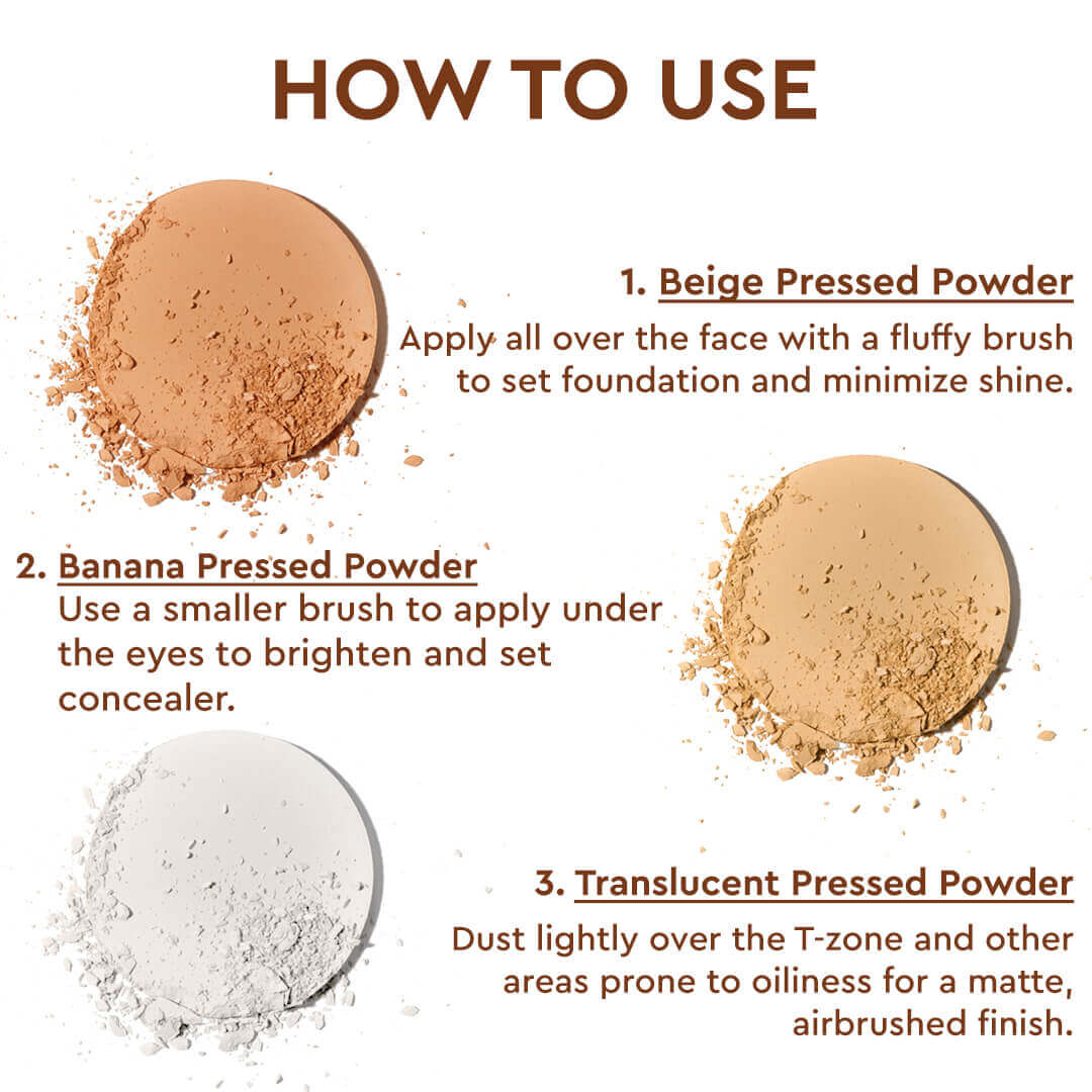 CELESTIAL PRESSED TO IMPRESS TRIO FACE PALETTE - Compact, Translucent & Loose Powders for Setting, Mattifying & Blurring (12g)