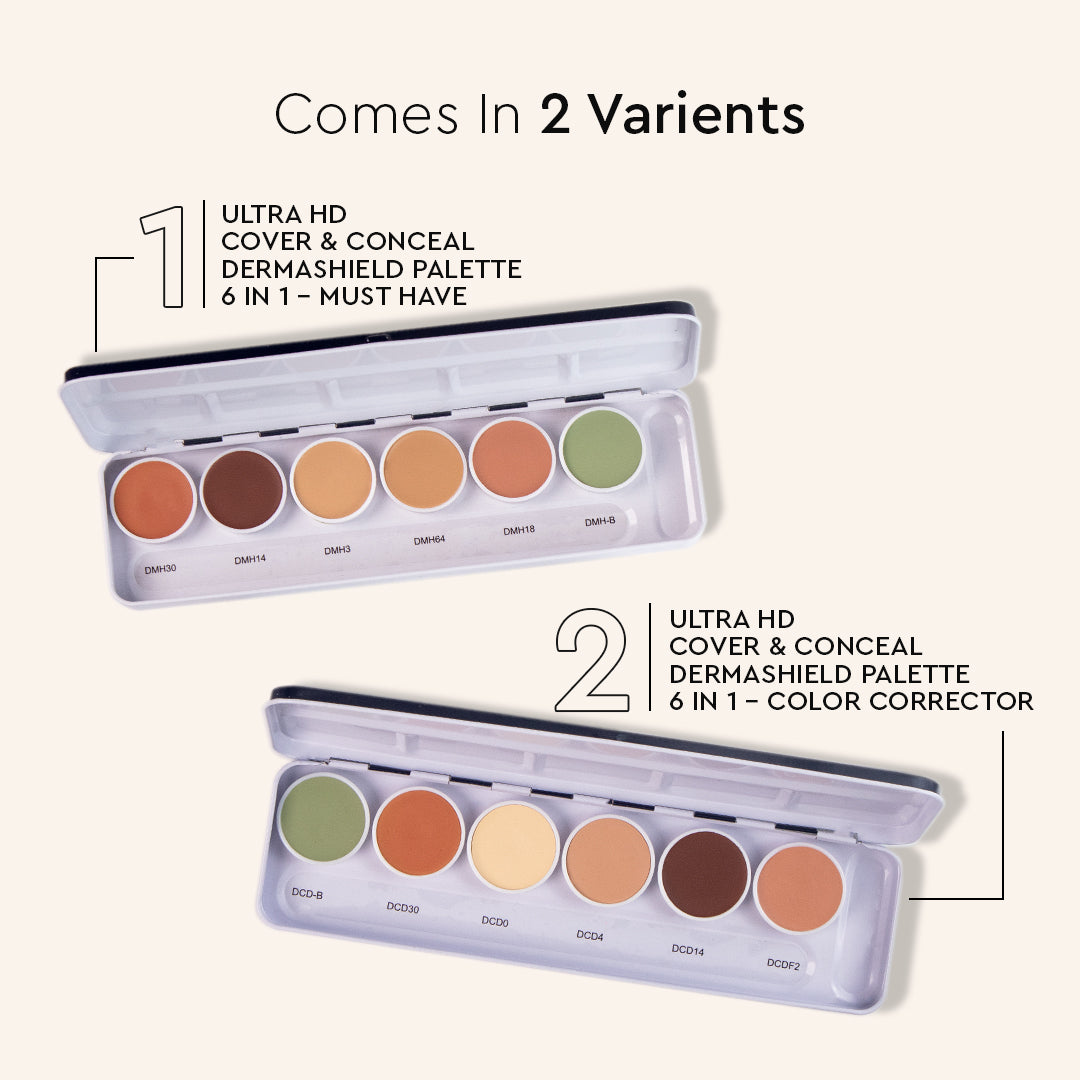 COVER & CONCEAL 6-1 ULTRA HD DERMA PALETTE (Metal)
