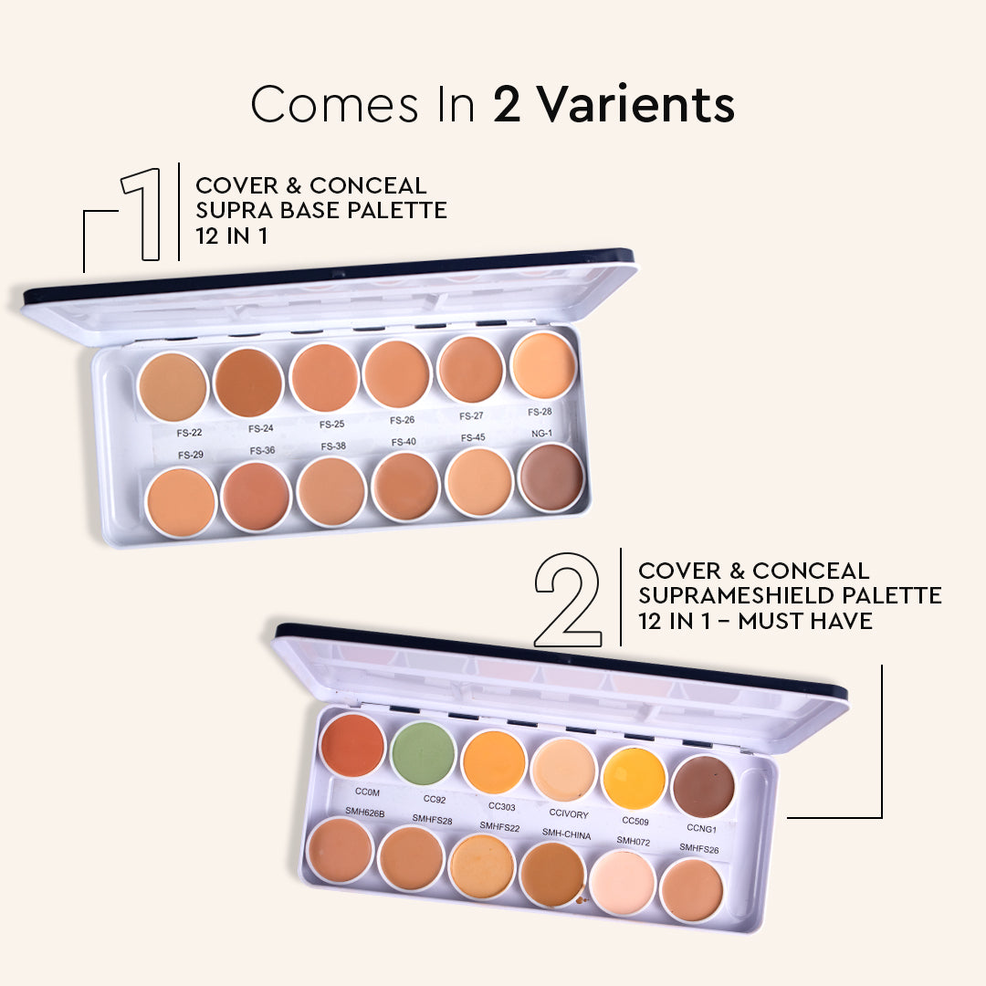 COVER & CONCEAL 12-1 SUPRA PALETTE (METAL)