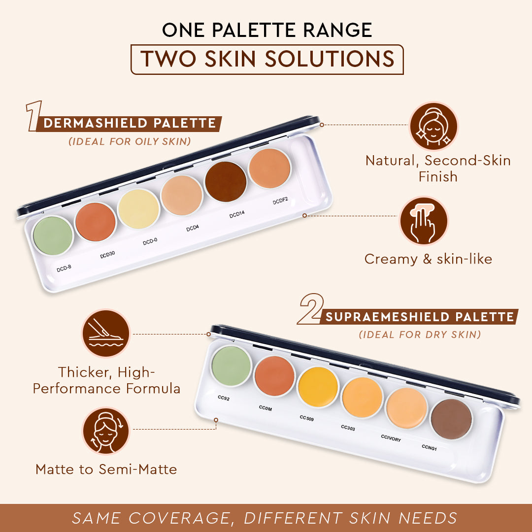 COVER & CONCEAL 6-1 ULTRA HD DERMA PALETTE (Metal)