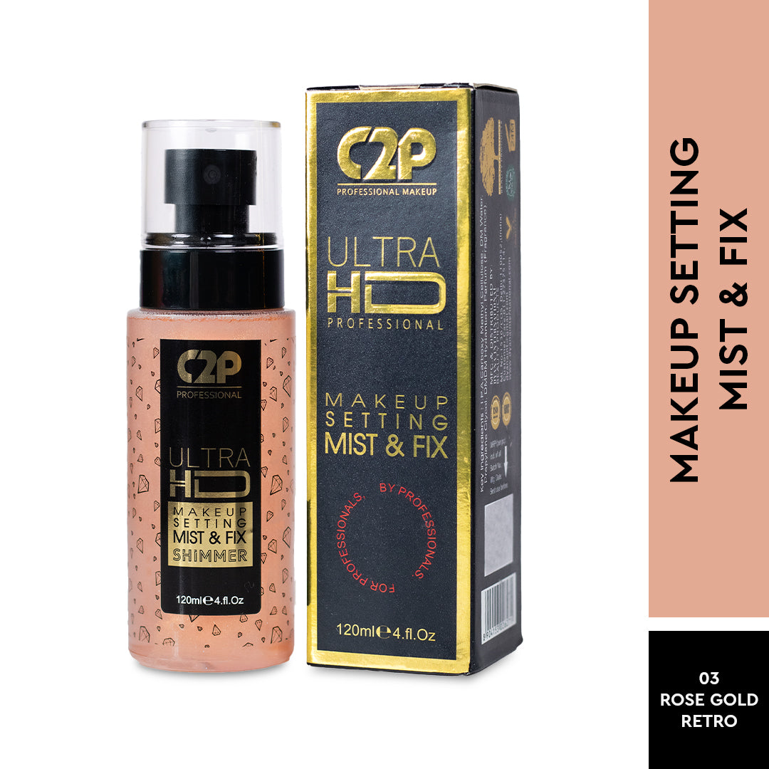 ULTRA HD MAKEUP SETTING MIST & FIX - SHIMMER (120 ml)