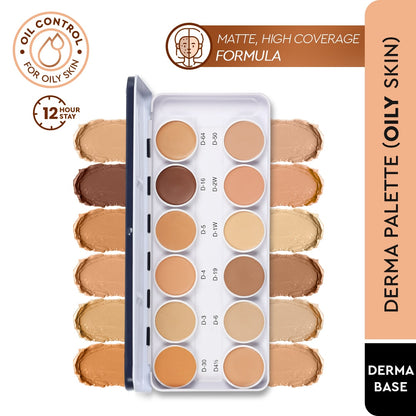 COVER &amp; CONCEAL 12-1 DERMA PALETTE (METAL)