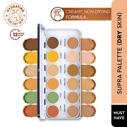 COVER &amp; CONCEAL 12-1 SUPRA PALETTE (METAL)