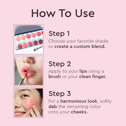 Ultra HD 12-COLOR LIP PALETTE