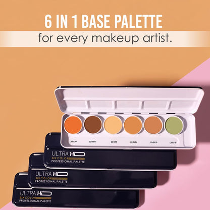 ULTRA HD COVER &amp; CONCEAL DERMASHIELD PALETTE 6 IN 1