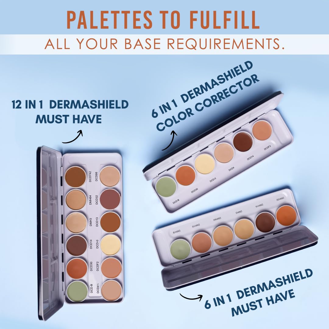 ULTRA HD COVER &amp; CONCEAL DERMASHIELD PALETTE 6 IN 1