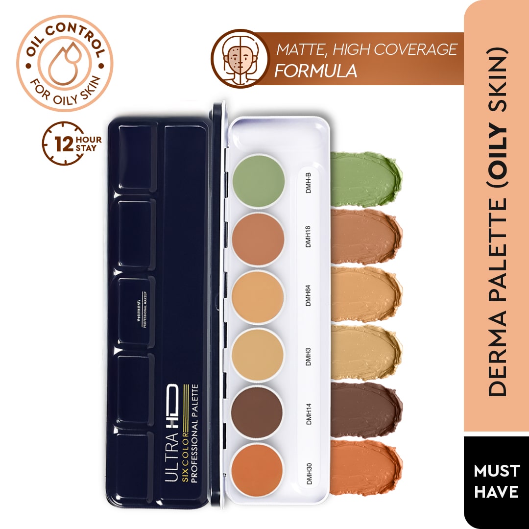 COVER &amp; CONCEAL 6-1 ULTRA HD DERMA PALETTE (Metal)