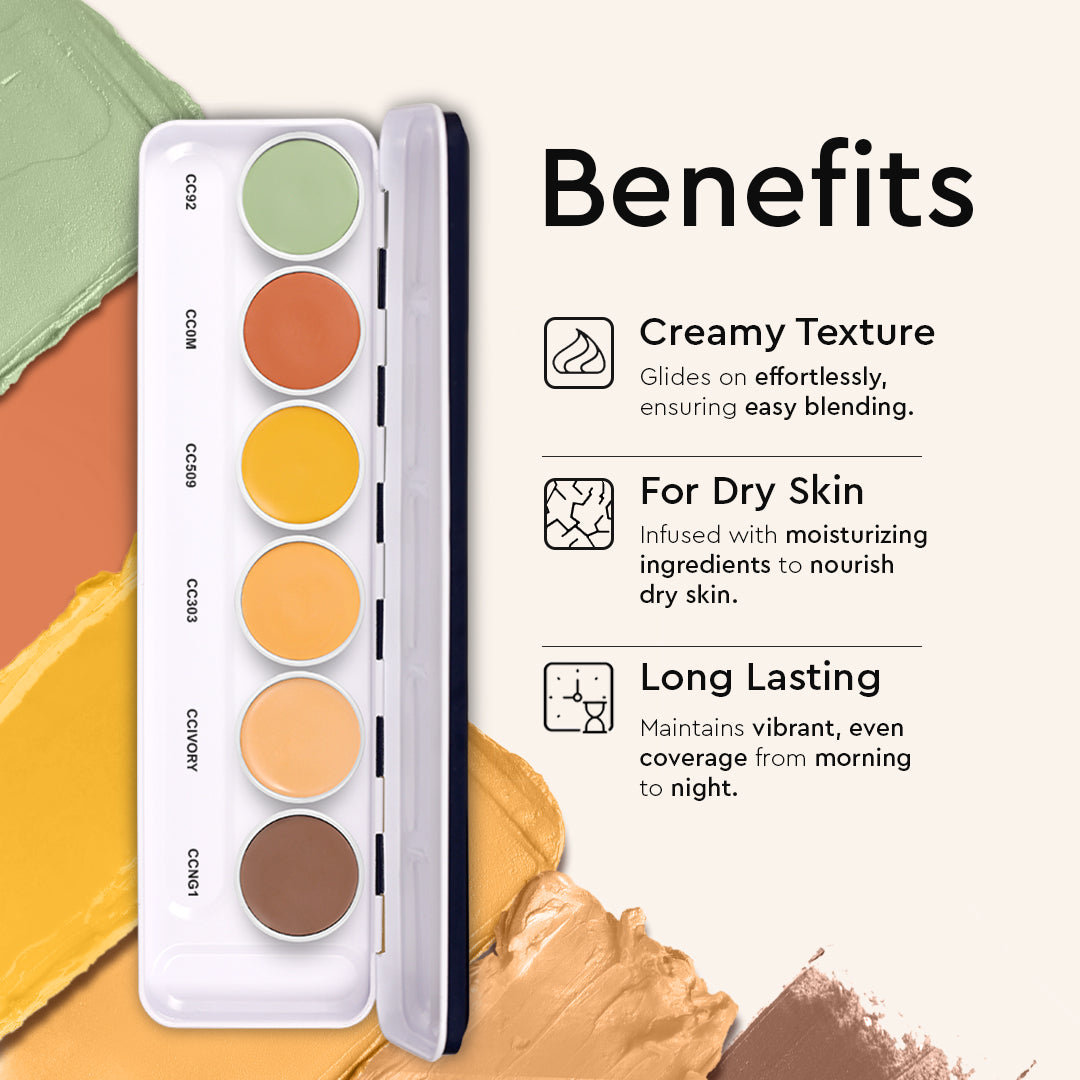 ULTRA HD COVER AND CONCEAL SUPRAEMESHIELD PALETTE 6 IN 1