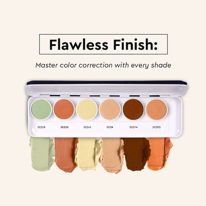 ULTRA HD COVER &amp; CONCEAL DERMASHIELD PALETTE 6 IN 1