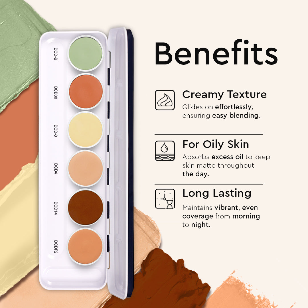 ULTRA HD COVER &amp; CONCEAL DERMASHIELD PALETTE 6 IN 1