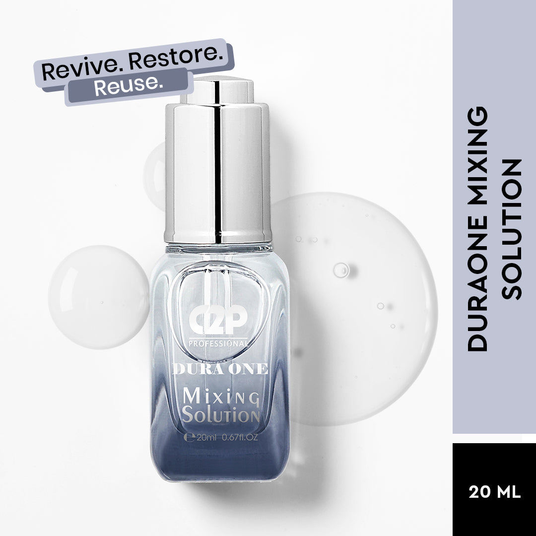 Duraone Mixing Solution 20ml | Fix Broken Makeup &amp; Revive Dried Eyeliner, Mascara, Foundation &amp; Concealer | Restore &amp; Extend Life of Old Makeup Products