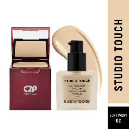 2-in-1 Foundation + Concealer| Full coverage with a lightweight feel