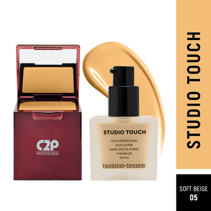 STUDIO TOUCH FOUNDATION + CONCEALER DUO