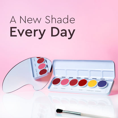 Ultra HD 6-Color Lip Palette – Create, Blend, and Shine with Long-Lasting, Hydrated Color