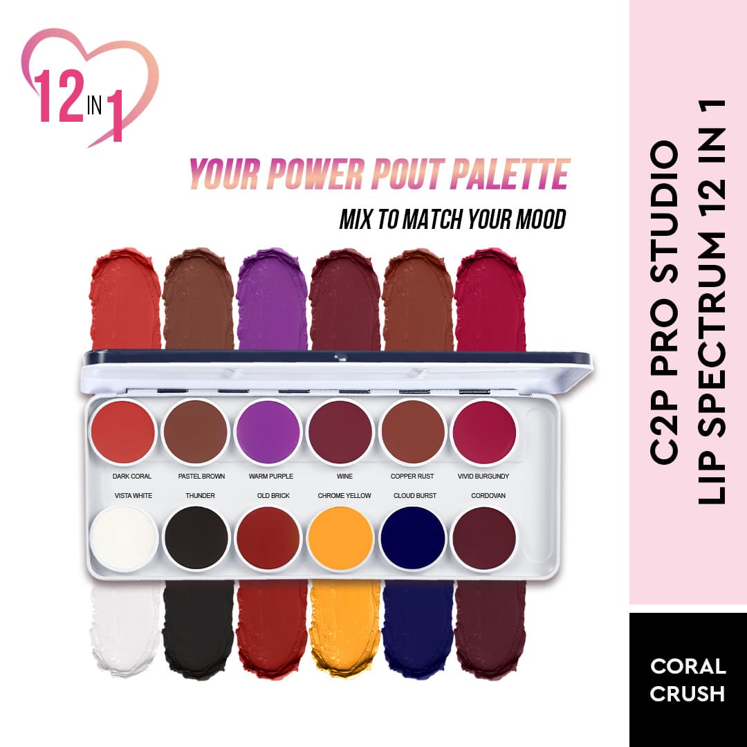 Ultra HD 12-COLOR LIP PALETTE
