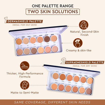 COVER &amp; CONCEAL 12-1 DERMA PALETTE (METAL)