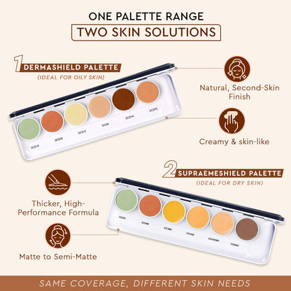 COVER &amp; CONCEAL 6-1 ULTRA HD SUPRA PALETTE (Metal)