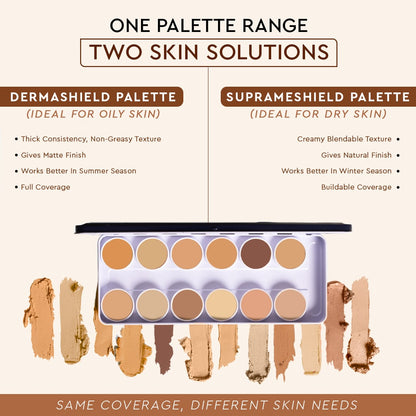 COVER &amp; CONCEAL 12-1 DERMA PALETTE (METAL)