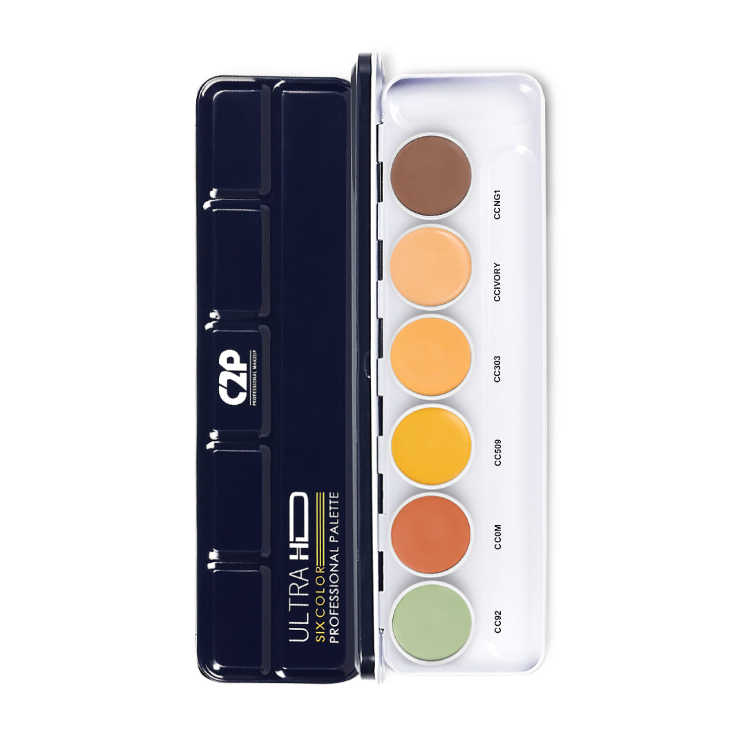 ULTRA HD COVER &amp; CONCEAL 6 IN 1 SUPRAEMESHIELD COLOR CORRECTOR PALETTE  (21gm)