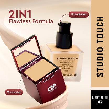 STUDIO TOUCH FOUNDATION + CONCEALER DUO