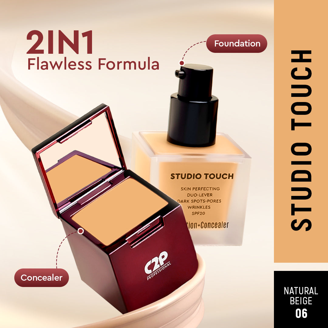 STUDIO TOUCH FOUNDATION + CONCEALER DUO