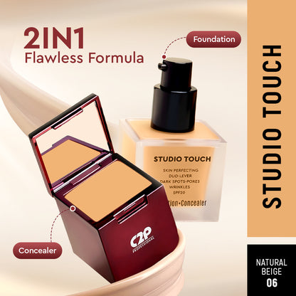 STUDIO TOUCH FOUNDATION + CONCEALER DUO