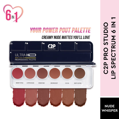 Ultra HD 6-COLOR LIP PALETTE