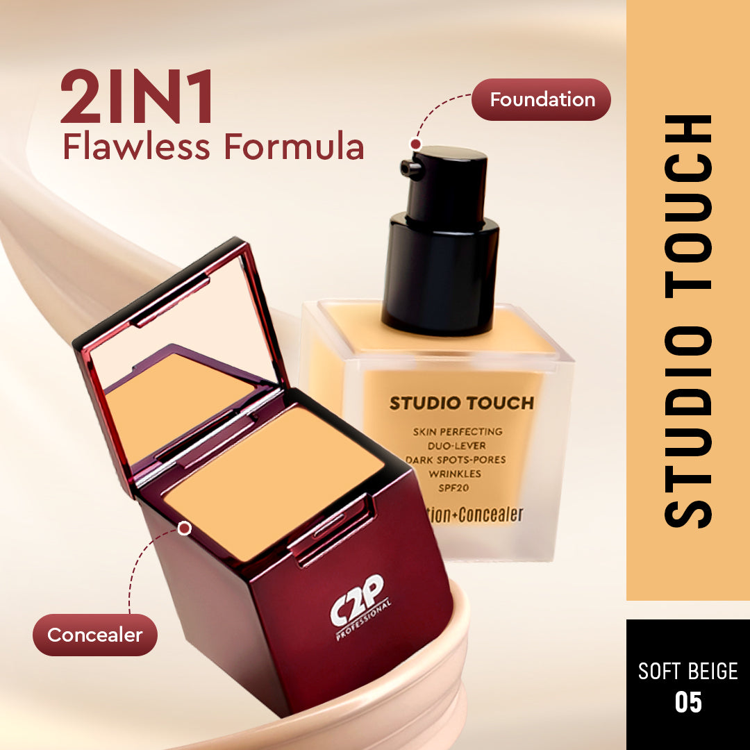 STUDIO TOUCH FOUNDATION + CONCEALER DUO