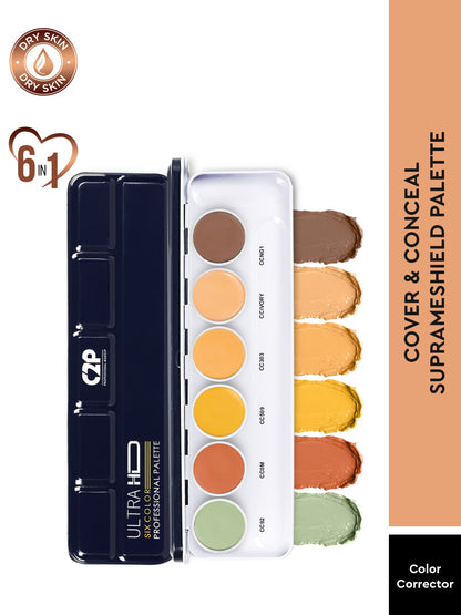 COVER &amp; CONCEAL 6-1 ULTRA HD SUPRA PALETTE (Metal)