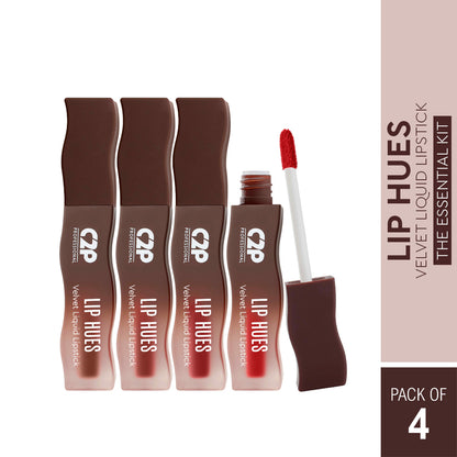 Lip Hues Velvet Liquid Lipstick| Velvet matte finish| Long-lasting &amp; smudge-proof