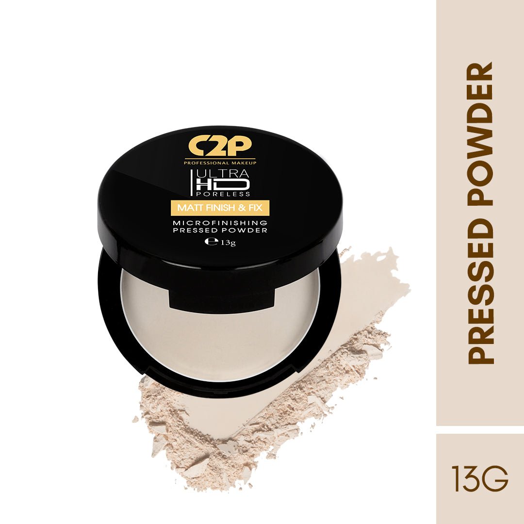 ULTR HD PORELESS MATTE FINISH & FIX MICROFINISHING PRESSED POWDER